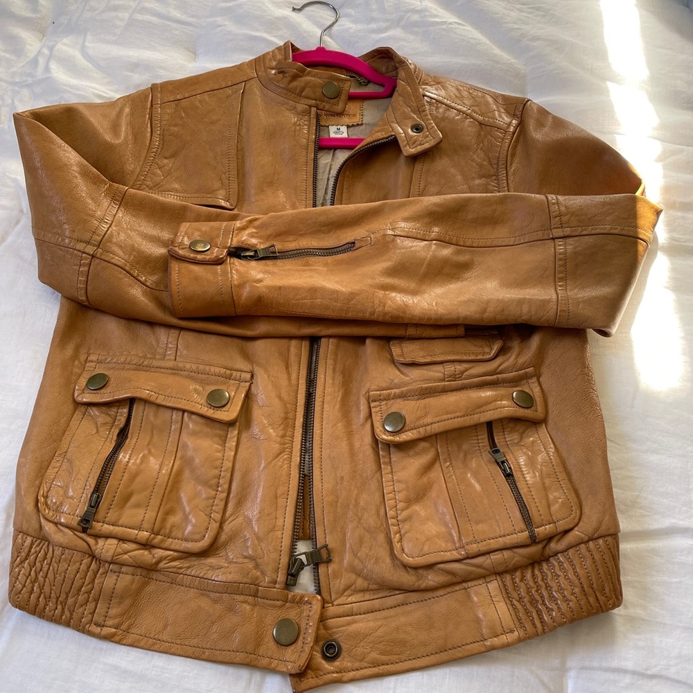 Banana Republic Heritage Collection leather jacket